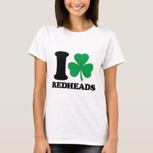 Camiseta Eu Amo Ruivas - Eu Adoro Ruivas - St Patricks D