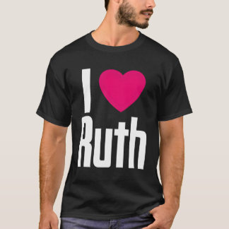 Camiseta Eu Amo Ruth K Ele I He Ruth