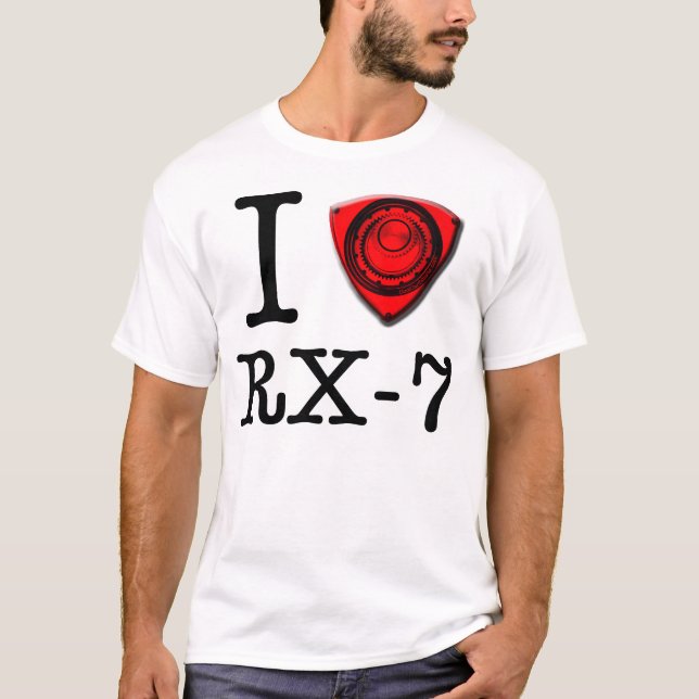 Camiseta Eu amo RX-7 (Frente)
