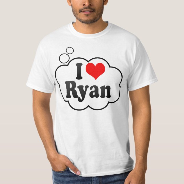 Camiseta Eu amo Ryan (Frente)