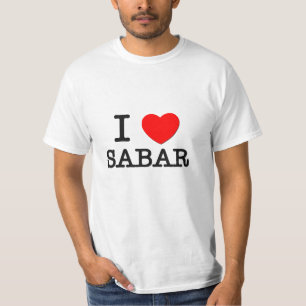 Camiseta Eu amo Sabar