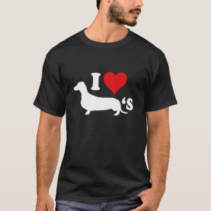 Camiseta Eu Amo Salsichas