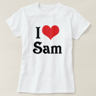 Camiseta Eu Amo Sam