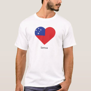 Camiseta Eu Amo Samoa