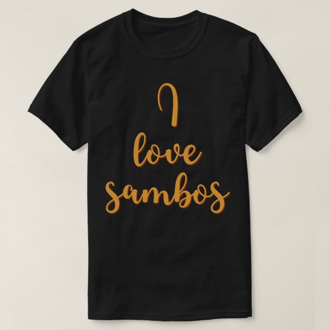 Camiseta Eu amo sampo (Frente do Design)