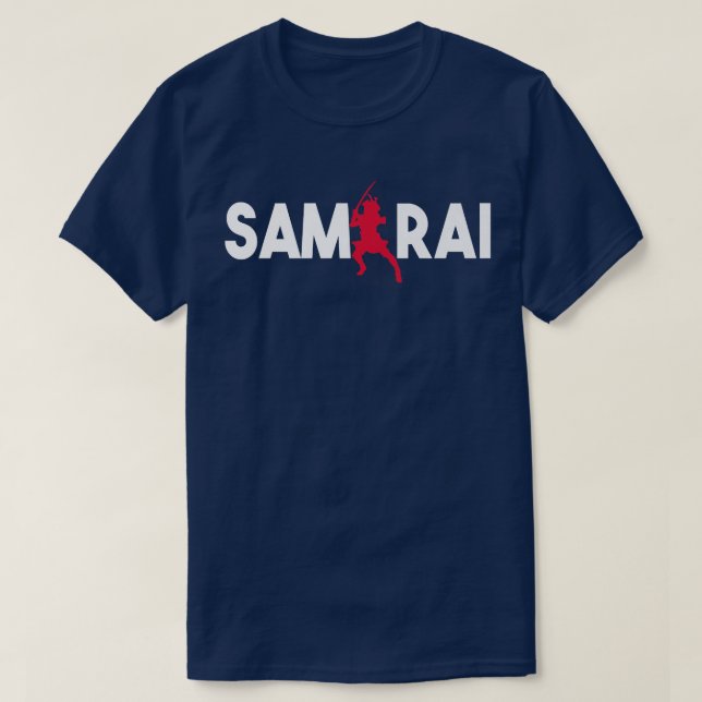 Camiseta Eu Amo Samurai Player Samurai Coach Lover  (Frente do Design)