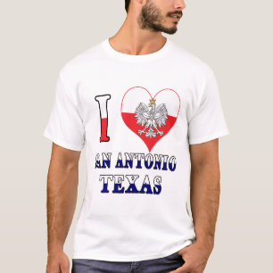 Camiseta Eu amo San Antonio Texas