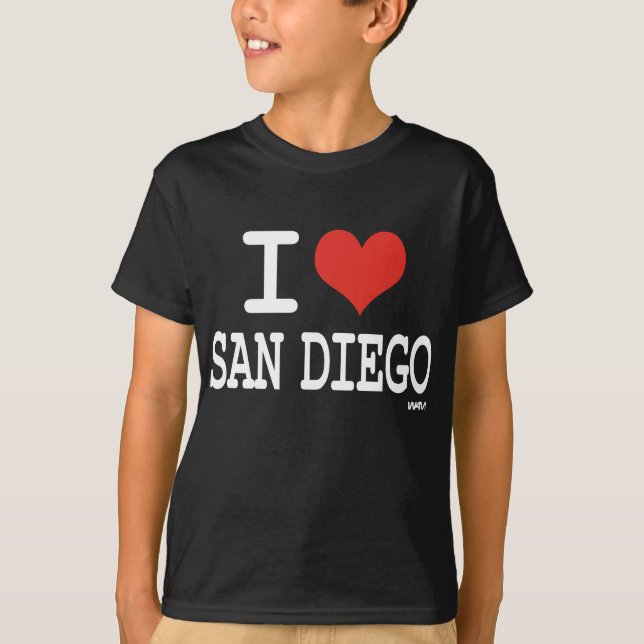 Camiseta Eu amo San Diego (Frente)