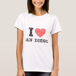 Camiseta Eu amo San Diego