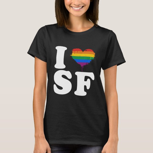 CAMISETA EU AMO SAN FRANCISCO ALEGRE - BRANCO - .PNG (Frente)