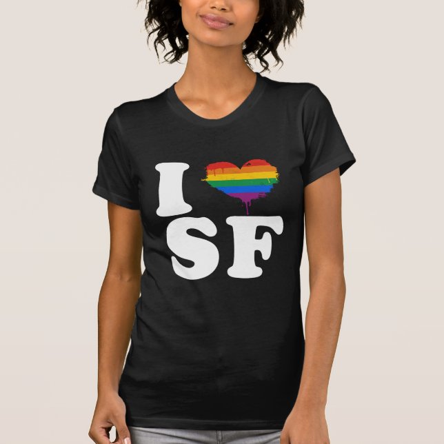 CAMISETA EU AMO SAN FRANCISCO ALEGRE - BRANCO - .PNG (Frente)