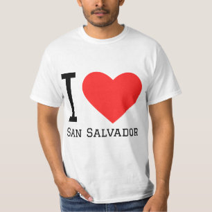 Camiseta Eu amo San Salvador