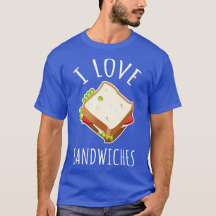 Camiseta Eu Amo Sanduíches