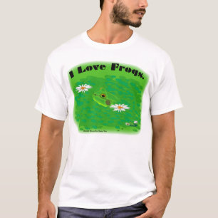 Camiseta Eu amo sapos