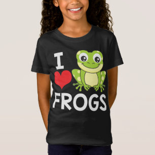 Camiseta Eu Amo Sapos Sapo Funny Animal Amphiban