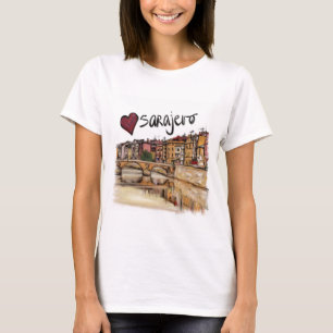 Camiseta Eu amo Sarajevo