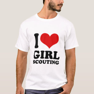 Camiseta Eu amo scouting da menina
