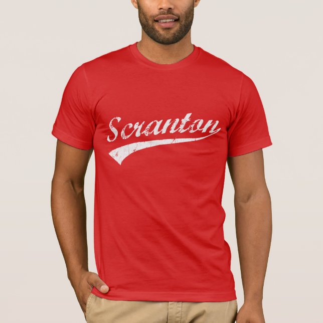 Camiseta Eu amo Scranton Pensilvânia (Frente)