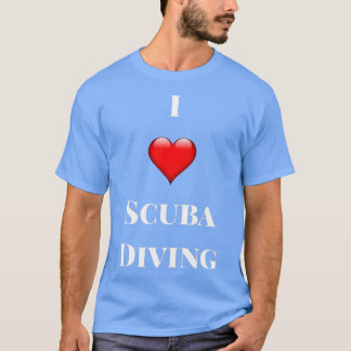 Camiseta Eu Amo Scuba Diving 10