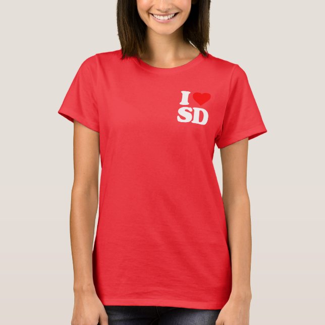 CAMISETA EU AMO SD (Frente)