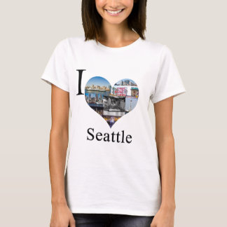 Camiseta Eu amo Seattle