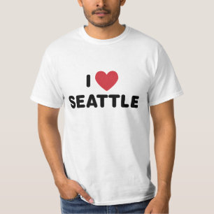 Camiseta Eu Amo Seattle