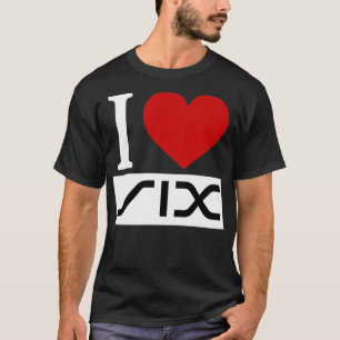 Camiseta Eu amo seis