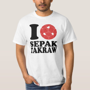 Camiseta Eu amo Sepak Takraw