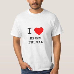 Camiseta Eu amo ser frugal
