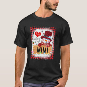 Camiseta Eu Amo Ser Um Cristo Da Família Mimi Snowman