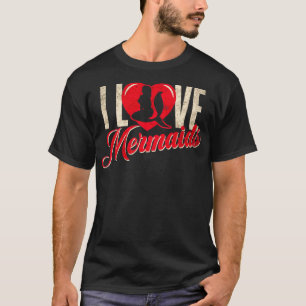 Camiseta Eu amo sereias1