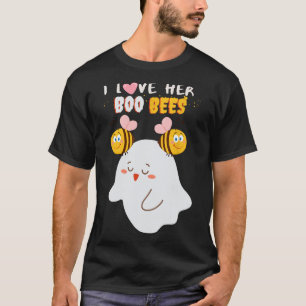 Camiseta Eu Amo Seu Boo Bebês Dia de as Bruxas engraçado Ca
