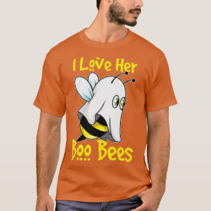 Camiseta Eu Amo Seu Boo Bebês Halloween Correspondendo Cust