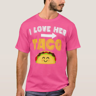Camiseta Eu Amo Seu Taco Correspondendo Casal Cinco De Mayo