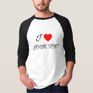 Camiseta Eu amo seu texto