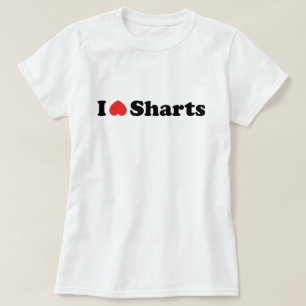 Camiseta Eu Amo Sharts