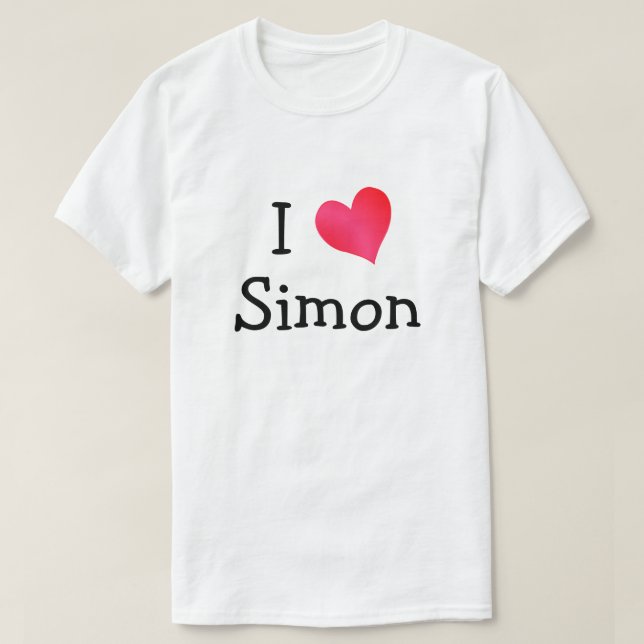 Camiseta Eu Amo Simon - Main Image