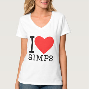 Camiseta Eu amo simps