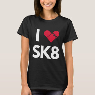 Camiseta Eu Amo Skate