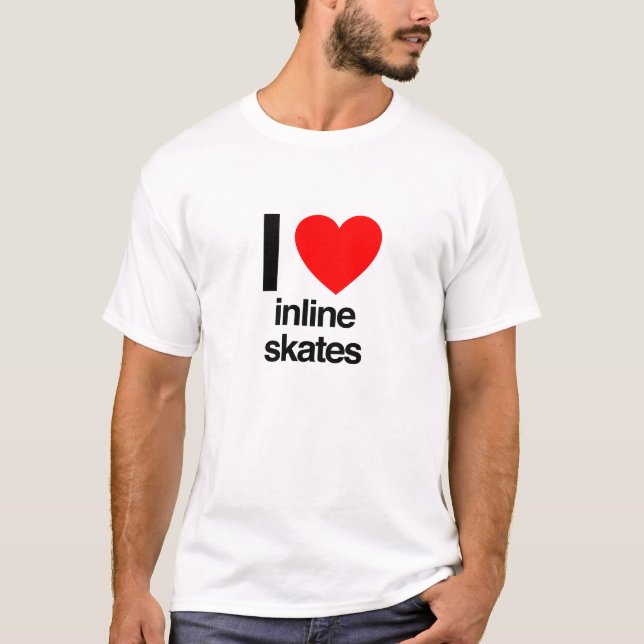 Camiseta eu amo skates online (Frente)