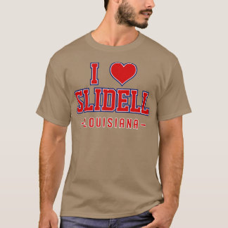 Camiseta Eu Amo Slidell Louisiana