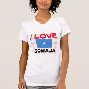 Camiseta Eu amo Somália