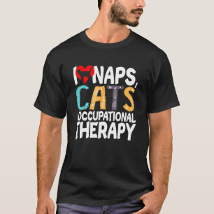 Camiseta Eu Amo Sonecas Gatos & Terapia Ocupacional Pet Gat