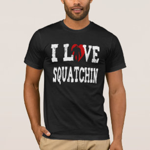 Camiseta Eu amo Squatchin