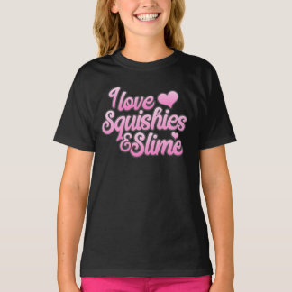 Camiseta Eu amo Squishies e t-shirt do limo