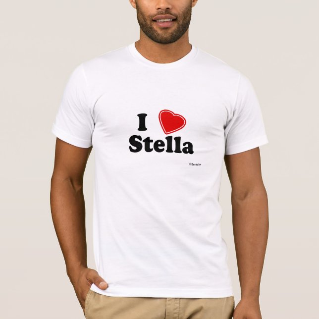 Camiseta Eu amo Stella (Frente)