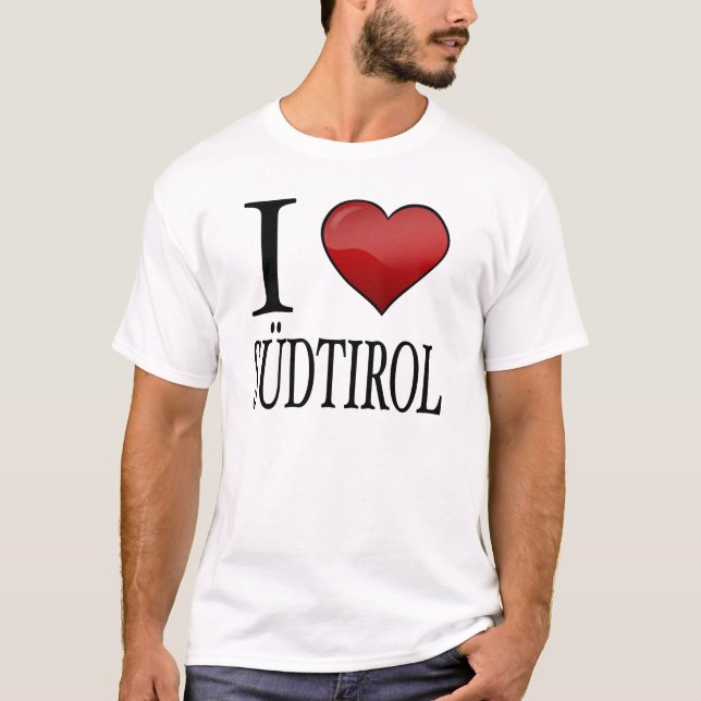 Camiseta Eu amo Südtirol (Frente)