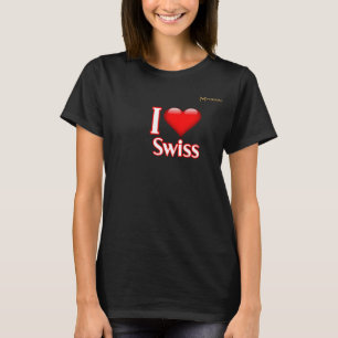 Camiseta Eu Amo Suíça
