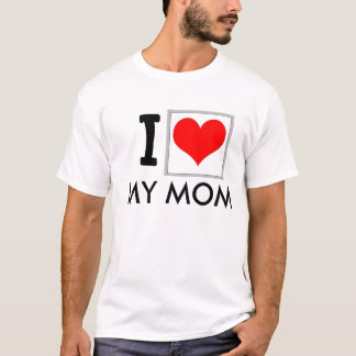 Camiseta "Eu amo t-shirt da minha mamã"