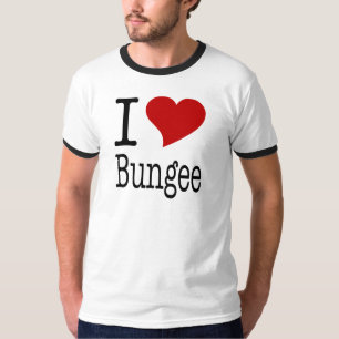 Camiseta Eu amo t-shirt do tirante com mola